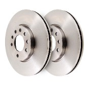 Pagid Rear Brake Discs Pair 54185