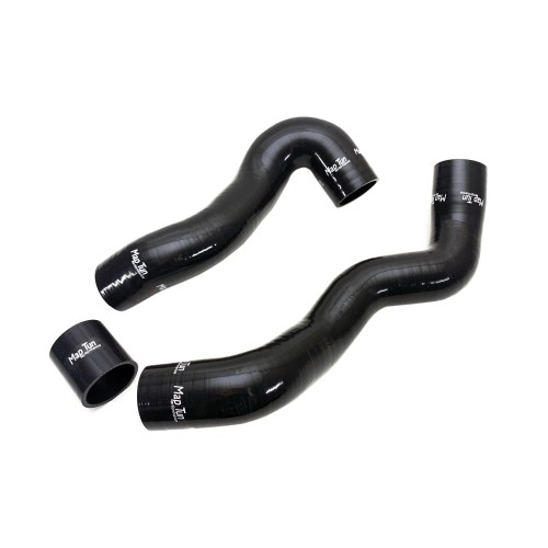 Maptun 3 pc Black Silicone Intercooler Hose Kit