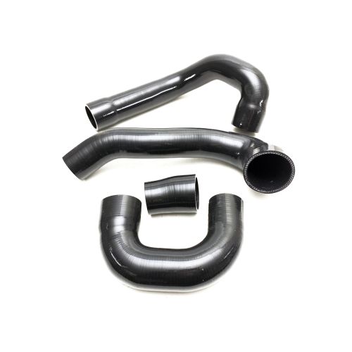 TVT 4 pc Black Silicone Intercooler Hose Kit