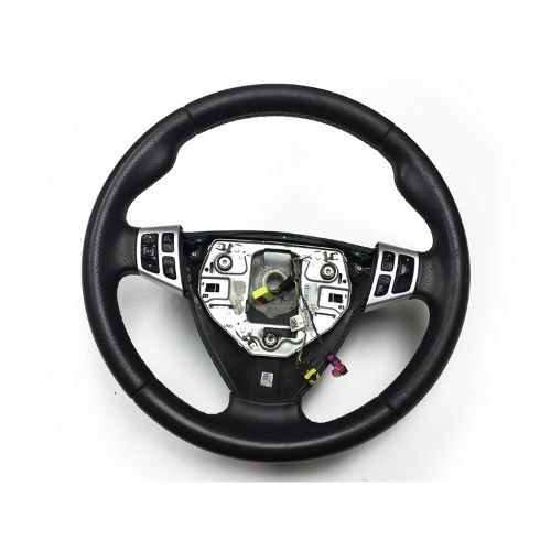 Recycled Genuine Saab Leather Steering Wheel 12774365