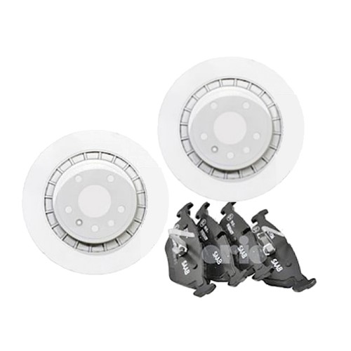 Genuine Saab Rear Vented Brake Discs & Pads Kit 32019075