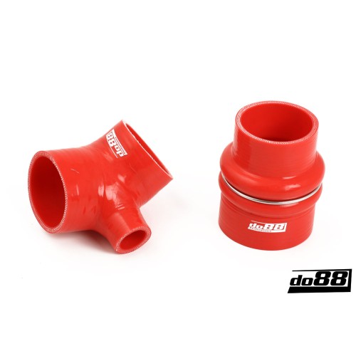 DO88 Inlet hose Silicone Red Saab 900 Turbo 84-89
