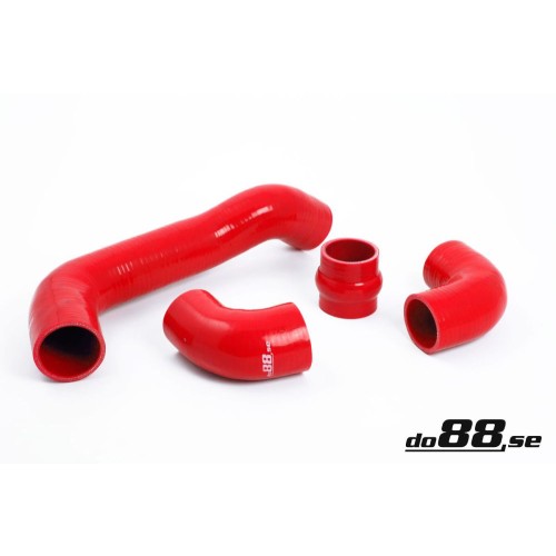 DO88 Pressure hoses Silicone Red Saab 900/9-3 Turbo 94-00