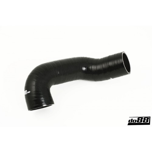DO88 Intercooler pipe to intake manifold (85Ah battery) Silicone Black Saab 9-5 1.9 TiD 06-09