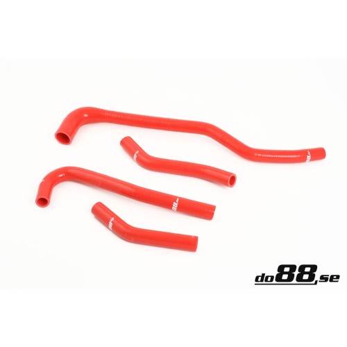 DO88 Heater hoses Silicone Red Saab 9000 92-98