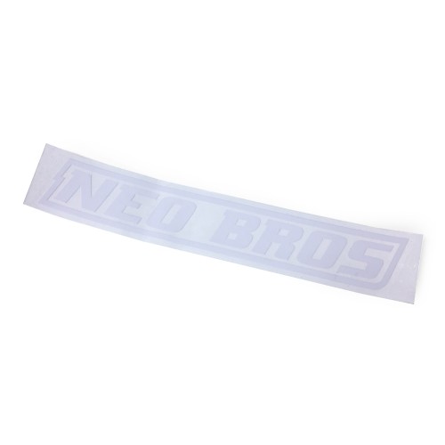 Neo Bros Sticker / Decal, 150mm (White) 