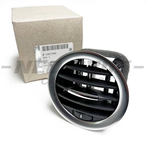 OE Air Vent Nozzle, Silver Matt Chrome, Vauxhall Adam & Corsa D