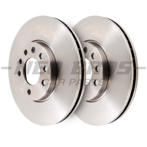 Pagid Rear Brake Discs Pair 54185