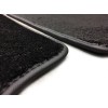 NBRacing Premium Black Textile Mat Set with Black Piping