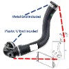 OE Left Boost Intercooler Outlet Hose Pipe to Throttle Body 23163578